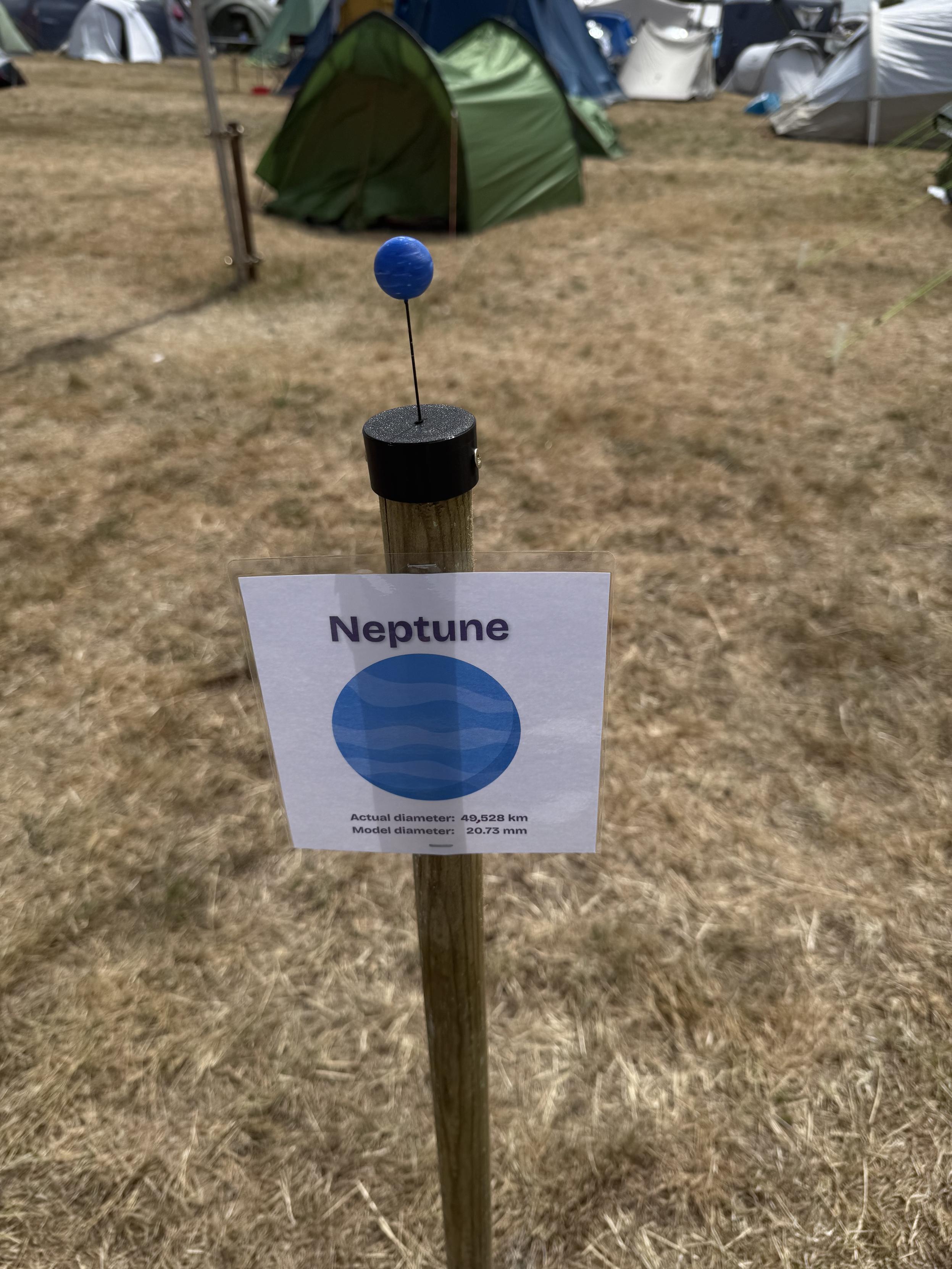 Model of the planet Neptune